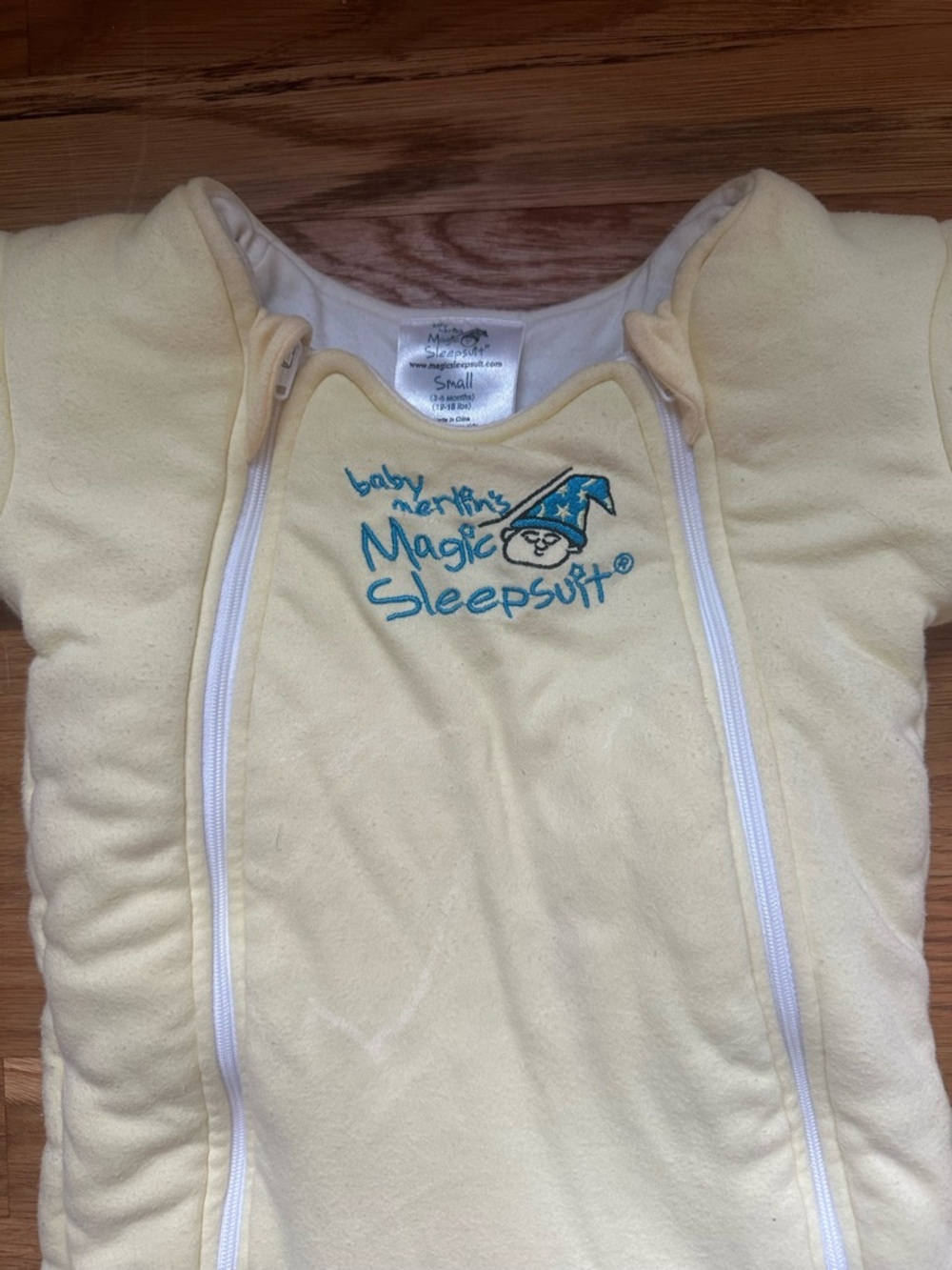 Baby Merlin's Magic Sleepsuit Infant Sleep Sack in Pale Yellow